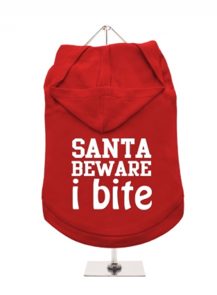 Santa Beware I Bite Sweatshirt XL